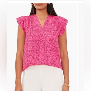 Chaus pink blouse- size medium